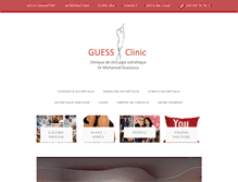 Tablet Screenshot of guessclinic.com